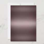 Invitation Heureux toujours après sur Rose Gold Fête des mari (Dos)