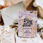 Invitation Hey Boo Éffrayant Halloween Super Fantôme