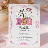 Invitation Hey Boo Ghost fête d'anniversaire