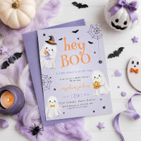 Hey Boo Halloween Baby Shower fantôme