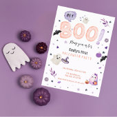 Invitation Hey Boo mignonne Halloween filles chaque année Inv
