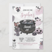 Invitation Hey Boo Sweet 16 Halloween Party, Any Event (Devant)