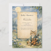 Invitation Hey Diddle Diddle Cat & Fiddle Baby Shower (Devant)