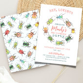 Invitation Hey Lovebug Girls Anniversaire Fête