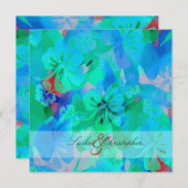 Invitation Hibiscus de Pix-Dezines (Devant / Derrière)