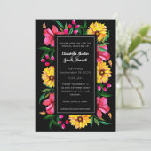 Invitation Hibiscus et Mariage virtuel Dahlias (Debout devant)