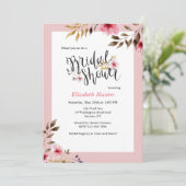 Invitation Hibiscus Fête de l'mariée (Debout devant)