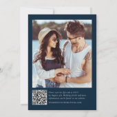 Invitation Hibiscus floral tropical Destination Plage Mariage (Dos)