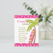 Invitation Hibiscus Surboard (Debout devant)
