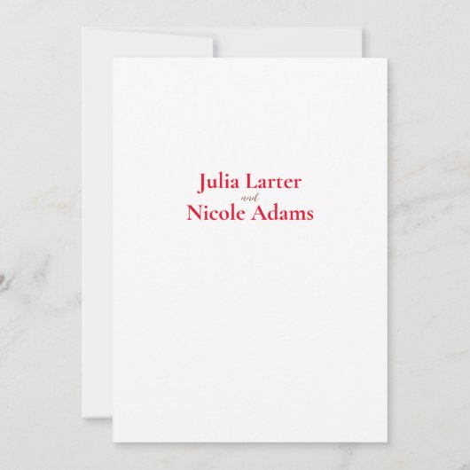 Invitation Hibiscus tropical Forêt sauvage Mariage botanique (Dos)