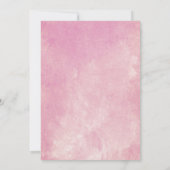 Invitation Hibiscus tropical Mariage d'aquarelle florale (Dos)