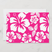 Invitation Hibiscus tropical rose vif (Dos)