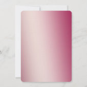 Invitation Hibiscus Tropical Rouge Fête des mariées florale (Dos)