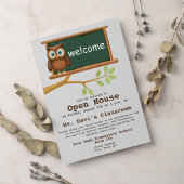 Invitation Hibou Retour À L'École Classe Open House Invitatio