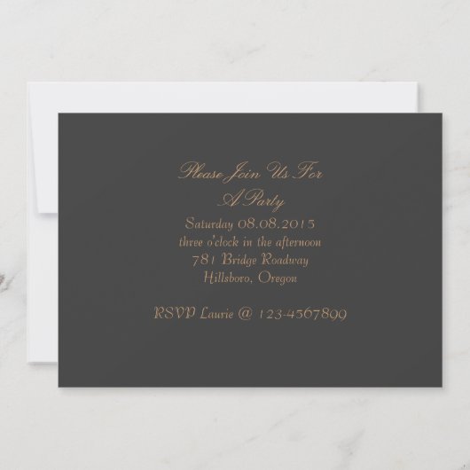 Invitation Hic Java cappuccino Coffee Beans Coffee Lover (Dos)