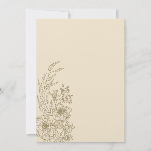 Invitation Hiérarchie de l'or antique (Dos)