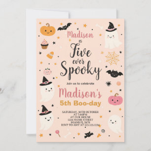 Invitation High Five Enfants Éffrayants Halloween Anniversair