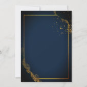 Invitation High Heels,Dress,Stars Navy Blue 50th Birthday (Dos)
