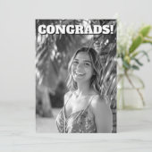 Invitation High School or College Graduation Party (Debout devant)