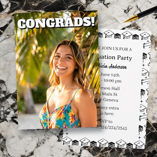 Invitation High School or College Graduation Party