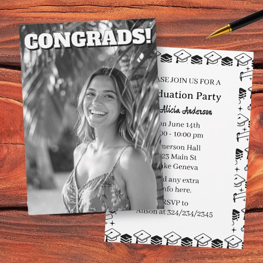 Invitation High School or College Graduation Party