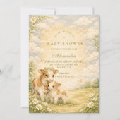 Invitation Highland Cow Baby Shower (Devant)