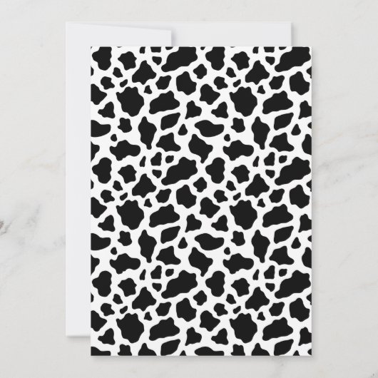 Invitation Highland Cow In Bucket Cow Imprimer 1er anniversai (Dos)