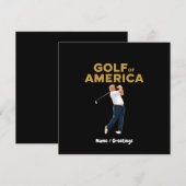 Invitation Hilarious Funny Golf of America Mème Trump Pun (Devant / Derrière)
