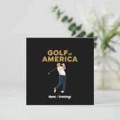 Invitation Hilarious Funny Golf of America Mème Trump Pun (Debout devant)