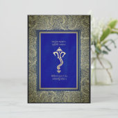 Invitation hindou indienne Ganesha (Debout devant)