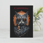 Invitation Hip Cat cool Thunder_Cove (Debout devant)