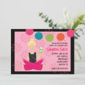 Invitation HIP et anniversaire SEIZE 5x7 SUPER du BONBON 16 (Debout devant)