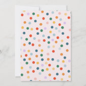 Invitation Hip Hooray Boy Girl Anniversaire Party Rainbow (Dos)