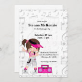 Invitation Hip hop (Devant / Derrière)