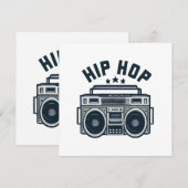 Invitation Hip hop (Devant / Derrière)