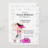 Invitation Hip hop (Devant / Derrière)