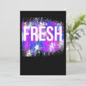 Invitation Hip hop Fresh Old School Rap Urban Slang (Debout devant)