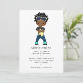 Invitation Hip hop thème Boy Birthday (Debout devant)