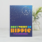 Invitation Hippie : 50e anniversaire de la fête de la Paix (Debout devant)