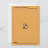 Invitation Hippie Boho Aquarelle Fête des mariées florale (Dos)