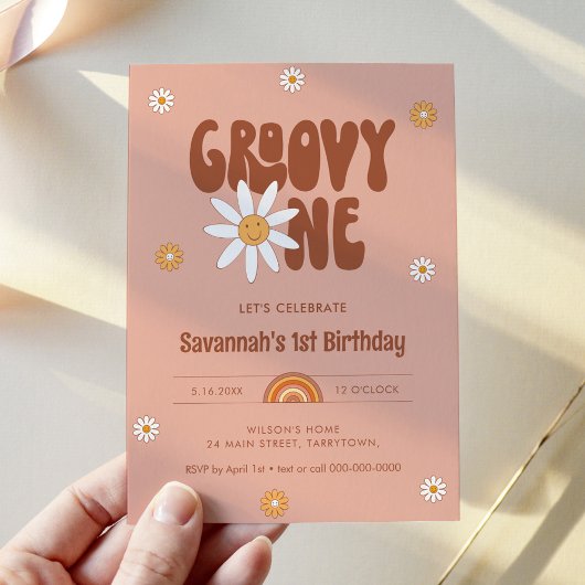 Invitation HIPPIE DAZE Super Un 1er anniversaire