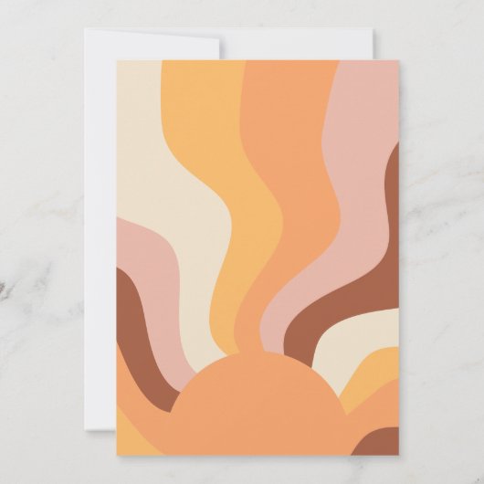 Invitation HIPPIE DAZE Young Wild And Three, 3e Anniversaire (Dos)