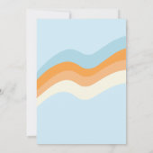 Invitation Hippie Halloween Rétro fantôme Trois Esprit (Dos)