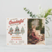 Invitation Hippie hippie magnifique Noël Arbre Anniversaire (Debout devant)