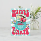 Invitation Hippie Party 1960's 1970 (Debout devant)