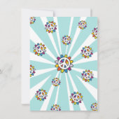 Invitation Hippie Party 1960's 1970 (Dos)