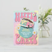 Invitation Hippie Party 1960's 1970 (Debout devant)