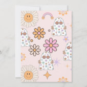 Invitation Hippie Super Éffrayant Vibes Halloween Anniversair (Dos)