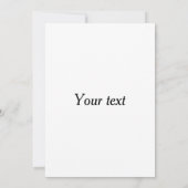 Invitation Hippo d'anniversaire avec gâteau et ballons (Dos)