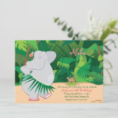 Invitation hippo dansante (Debout devant)